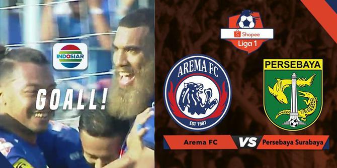 VIDEO: Gol Fantastis Pemain Arema FC, Dendi Santoso ke Gawang Persebaya