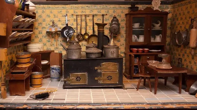 Cara bersihkan kitchen set