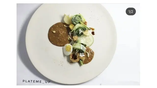 6 Potret Sajian Gado-Gado Ala Restoran Fine Dining Ini Bikin Sayang Dimakan