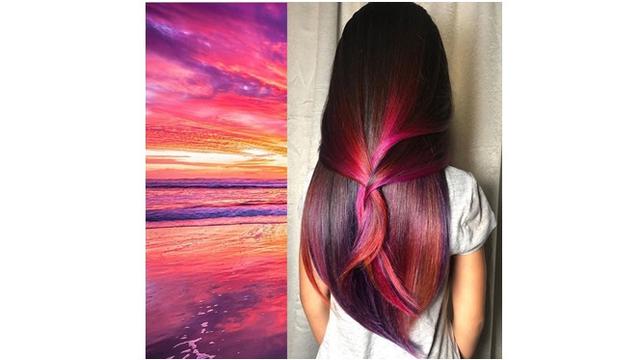 Kreasi Warna Rambut Ursula Goff (sumber: instagram/@uggoff)