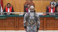 Majelis Hakim Pengadilan Negeri Jakarta Barat (PN Jakbar) memvonis Mantan Kapolda Sumatera Barat, Irjen Teddy Minahasa dalam kasus peredaran Narkoba dengan hukuman penjara seumur hidup. (Liputan6.com/Herman Zakharia)