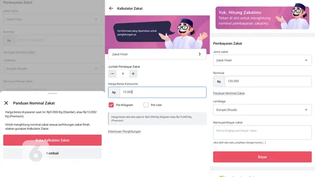 Cara Bayar Zakat Fitrah di Bukalapak.
