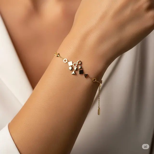 Gelang dengan Ornamen Geometris