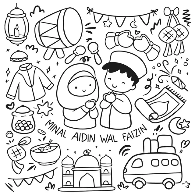 Gambar Tema Idul Fitri