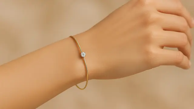 Model Gelang Emas Permata Terbaru Tahun 2025/via ChatGPT