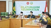 Presiden Partai Keadilan Sejahtera Ahmad Syaikhu dan jajaran menggelar Silaturahim Keummatan ke Dewan Da’wah Islamiyah Indonesia (DDII), Senin (3/5/2021)