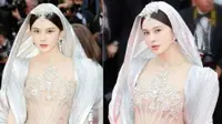 Aktris Tiongkok Zhao Yingzi Diusir dari Karpet Merah Festival Film Cannes, Pakaiannya Terlalu Seksi? (doc: Weibo)