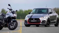 Suzuki Swift berbalut corak milik motor sport Katana  (GaadiWaadi)