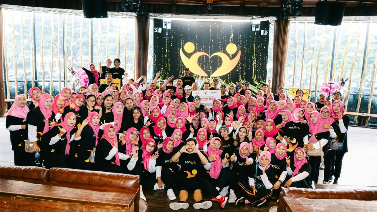 Senam Bersama Hingga Bagi-bagi Sembako bareng HW Group lewat Kegiatan HW Peduli