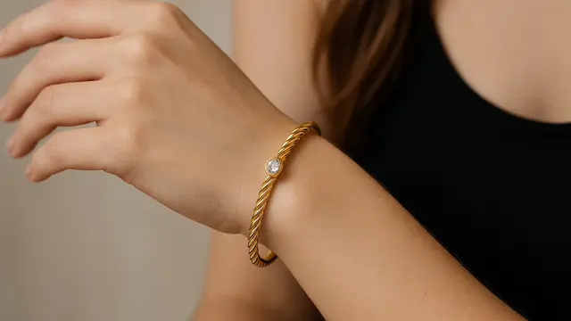 Gelang Emas Model Bangle Kekinian 3-5 Gram