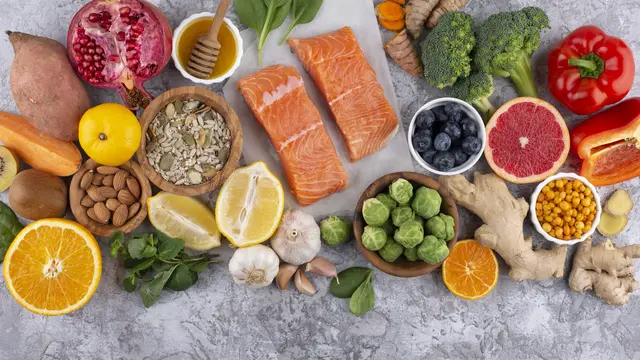 Ilustrasi Makanan Bergizi