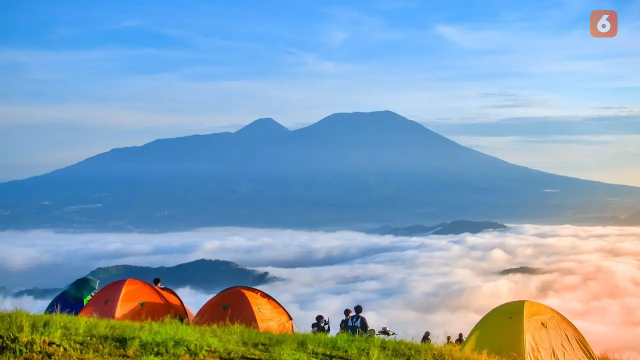 Puncak Peuyeum wisata alam di Kecamatan Gegerbitung Kabupaten Sukabumi. (Liputan6.com/Fira Syahrin).