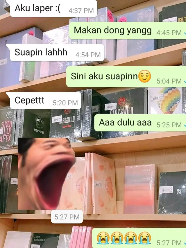 6 Balasan Chat Saat Pacar Tanya ‘Sudah Makan Belum’ Ini Bikin Ngakak
