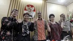 Sejumlah Menteri Kabinet Jokowi-JK menghadiri pemaparan hasil survei integritas sektor publik yang dilakukan KPK, Jakarta, Selasa (18/11/2014). (Liputan6.com/Miftahul Hayat)