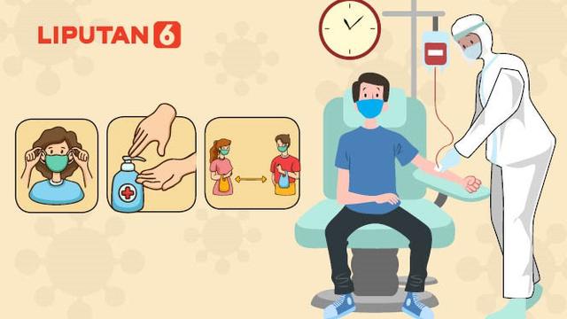 Banner Infografis Patuh 3M Saat Donor Darah. (Liputan6.com/Abdillah)