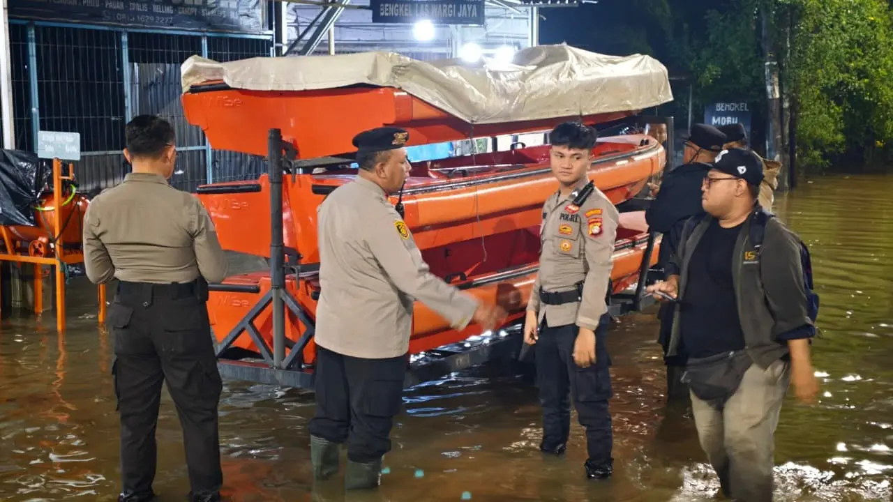 Banjir di Kota Tangerang.