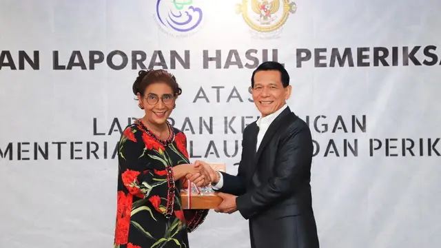 Kementerian Kelautan dan Perikanan (KKP) meraih opini Wajar Tanpa Pengecualian (WTP) dari Badan Pemeriksaan Keuangan Republik Indonesia (BPK RI) untuk laporan keuangan tahun 2018.