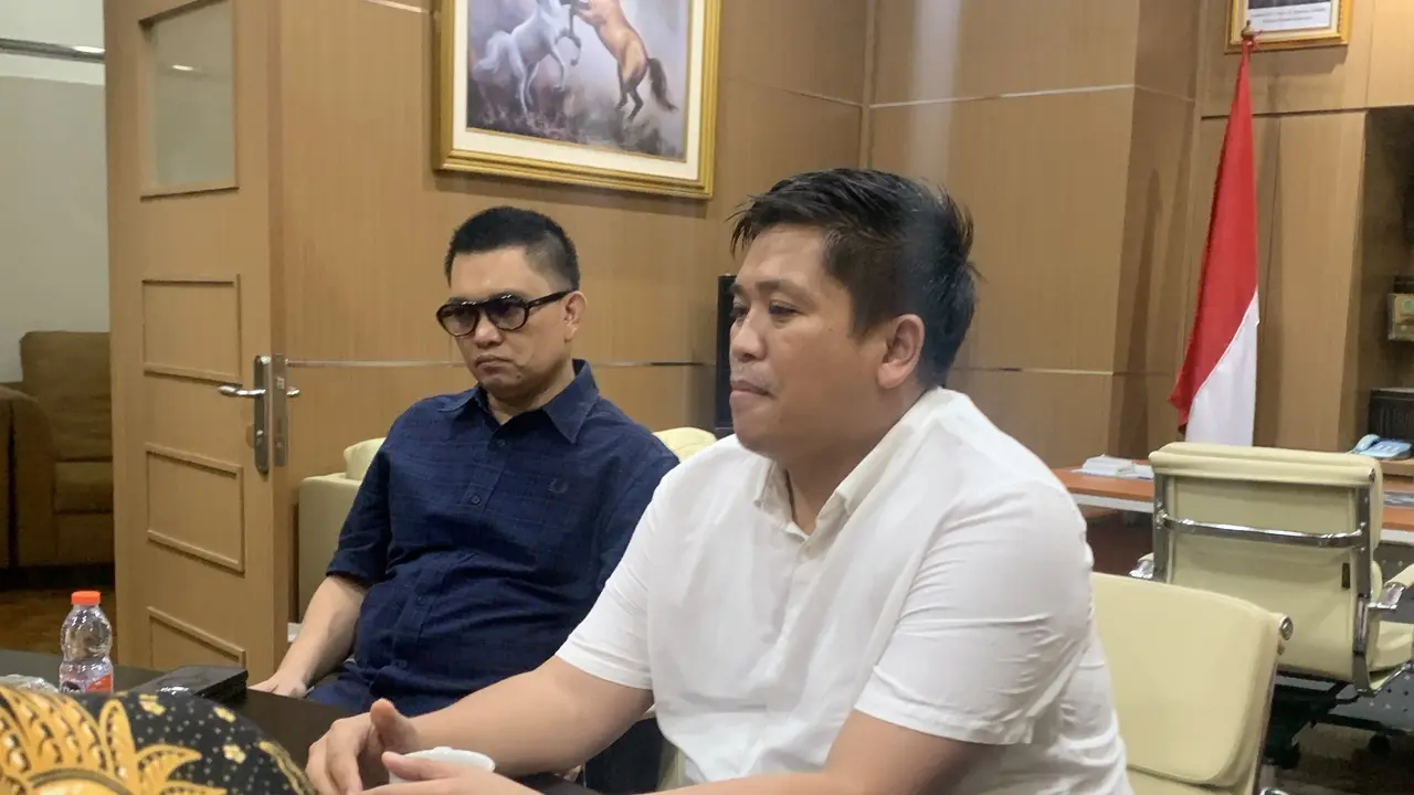 Ketua Panitia Sarasehan Nasional Menuju Indonesia Emas 2025, Aditya Anugrah (Delvira Hutabarat/Liputan6.com)