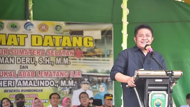 Gubernur Sumsel Herman Deru. (Instagram Herman Deru67)