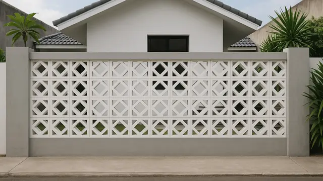 Model Pagar Tembok Tanpa Besi yang Lagi Hits/Ilustrasi AI