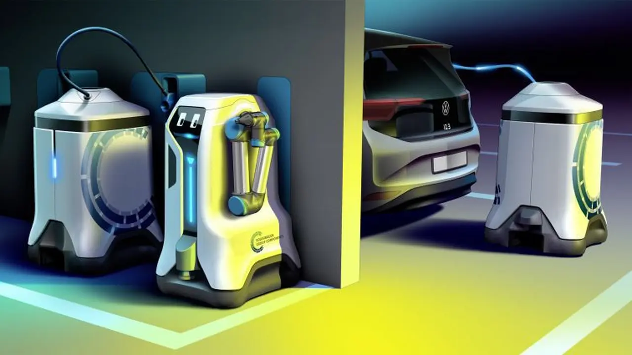 Volkswagen Kembangkan Robot Canggih Pengisi Baterai Mobil Listrik (Paultan)