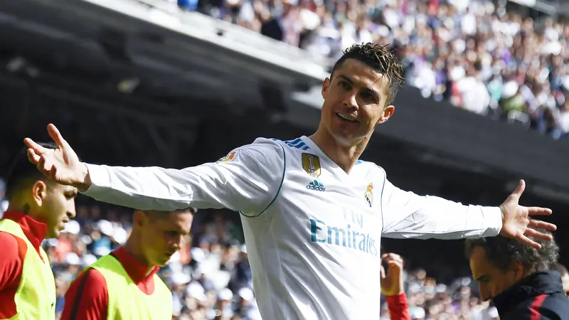 FOTO: Ronaldo dan Griezmann Cetak Gol, Derby Madrid Berakhir Imbang