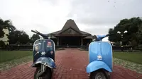 Dua vespa milik bupati Ponorogo Sugiri Sancoko dilelang untuk donasi Palestina. (Istimewa)