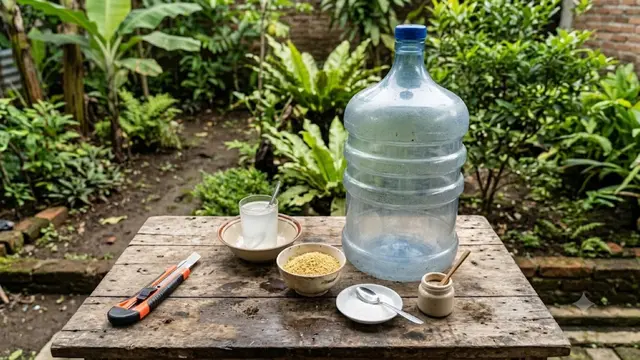 Cara Membuat Perangkap Siput dan Bekicot dari Galon Bekas