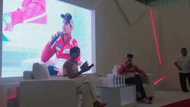 Pembalap Ducati Jorge Lorenzo (Liputan6.com / Windi Wicaksono)