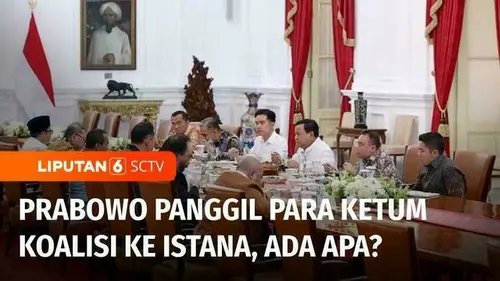 VIDEO: Prabowo Undang Ketum Parpol KIM Plus ke Istana, Apa yang Dibahas?