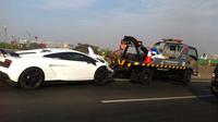 Kecelakaan Lamborghini (@PTJASAMARGA)