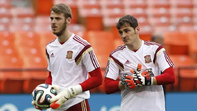 David de Gea dan Iker Casillas