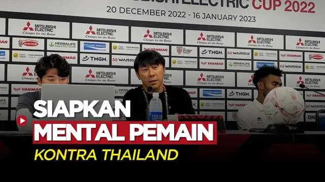 VIDEO: Tak Ingin Jemawa, Shin Tae-yong Siapkan Mental Para Pemain di Matchday 3 Piala AFF 2022 Kontra Thailand