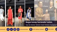 Dua desainer Indonesia di Australia, Emmythee dan Savira Lavinia berhasil menampilkan karya mereka dalam acara panggung mode Catwalk Gold Coast Fashion​ Project 2021 (GCPF)​. (Photo credit:  KJRI Sydney)