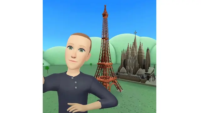 Avatar Mark Zuckerberg di Horizon Worlds