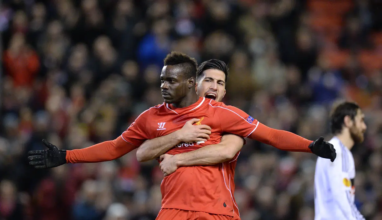 Liverpool memberanikan diri memboyong mantan pemain AC Milan tersebut dengan klausul unik. Klausulnya adalah Balo harus menjaga perilakunya selama berserangam Liverpool. (AFP/Oli Scarff)