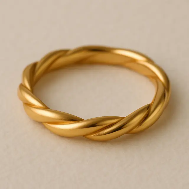 Model Cincin Nikah Wanita Simpel (Foto: ChatGPT)