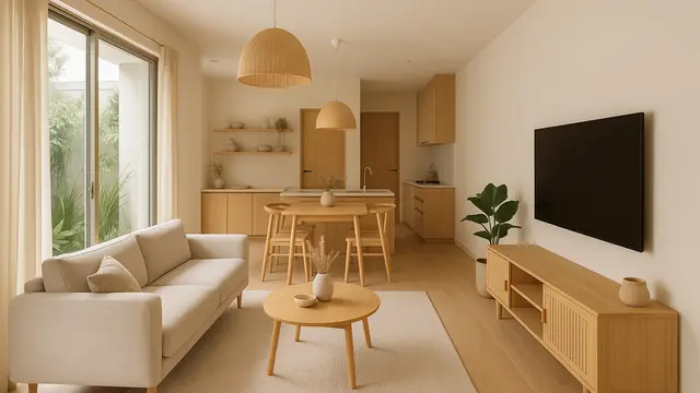 Trend Rumah 7x10 Minimalis 2025 dengan Konsep Japandi dan Skandinavia