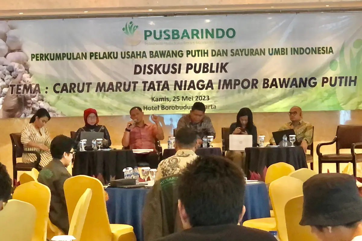 Data Pusat Informasi Harga Pangan Strategis (PIHPS) Nasional, harga bawang putih dikisaran Rp 38.750 per kilogram.