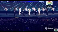 Busana monokrom dipilih Super Junior untuk meriahkan Closing Ceremony Asian Games 2018