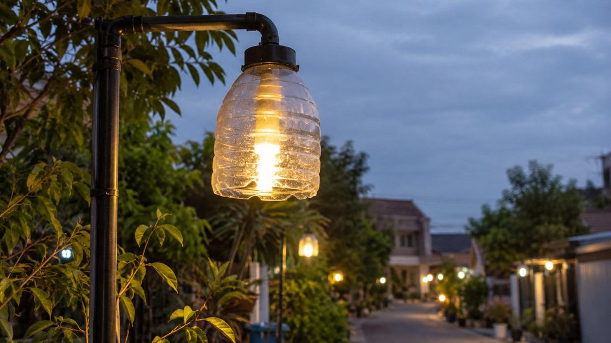8 Ide Kap Lampu Jalan dari Galon Bekas, Inspirasi Kreatif yang Mudah Ditiru di Rumah