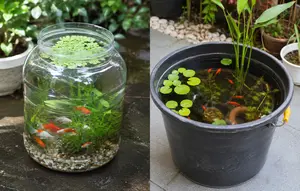 Kolam Mini Galon vs Ember, Mana yang Lebih Cocok untuk Memelihara Ikan Hias? Ini Perbandingannya