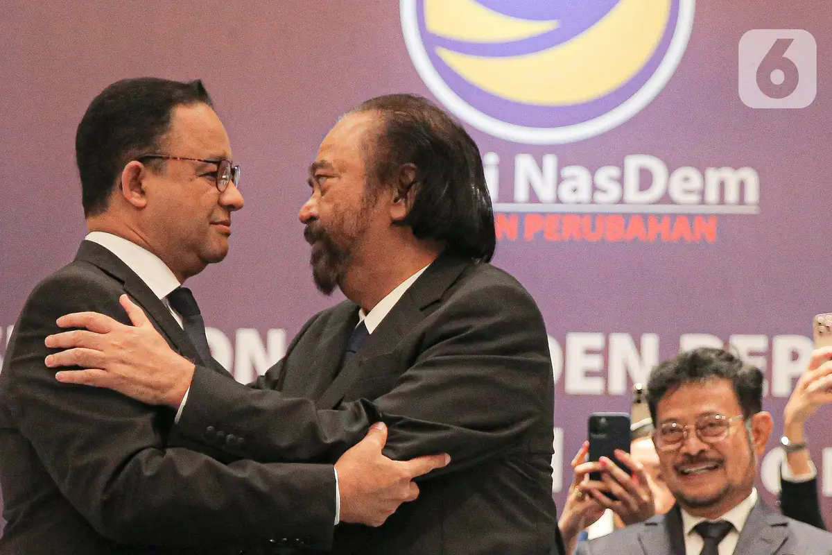 Senyum Anies Baswedan Saat Resmi Diusung Partai Nasdem Jadi Capres di Pilpres 2024