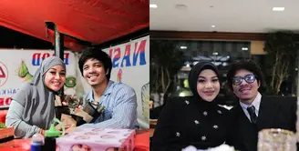 Aurel Hermansyah bikin dua perayaan sekaligus untuk ulang tahun yang ke-25. Yakni di tenda pecel lele dan pesta meriah bersama keluarga yang tampilkan outfit kontras. [@aurelhermansyah]