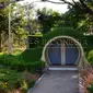 Tempat berswafoto di Taman Kebon Ratu Jombang. (Times Indonesia/Adhitya Hendra)