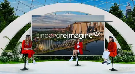 Highlight Keseruan SingapoReimagine Virtual Fashion Show