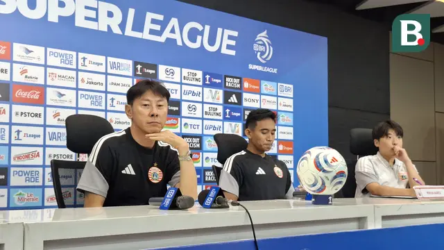 Shin Tae-yong dan Rizky Ridho - Persija