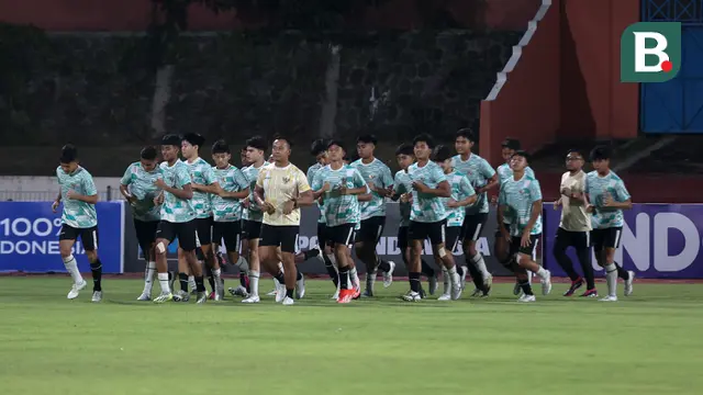 Official Training Timnas Indonesia U-16 Jelang Laga Semifinal Piala AFF U-16 2024 Kontra Australia