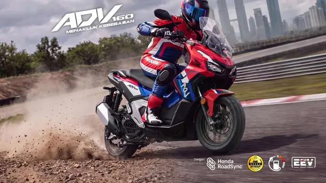 Aksi Honda ADV160 Trico Edition Menjelajah Medan Off-Road