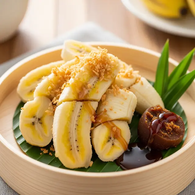 Bolu Pisang 1 Telur Takaran Gelas (Image by Gemini AI)